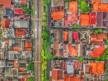 Full frame shot of multi colored buildings in city