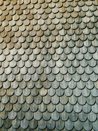 Full frame shot of patterned roof