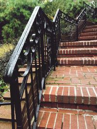 Stairs leading to built structure