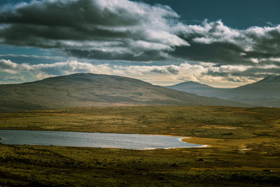 Scenic view of landscape against sky