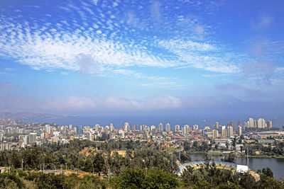 Aerial view of a city