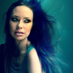 Portrait of young woman