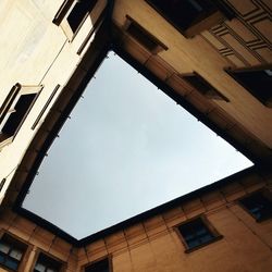 Low angle view of building against sky