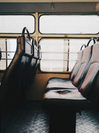 Interior of train