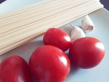 Close-up of fruits on table