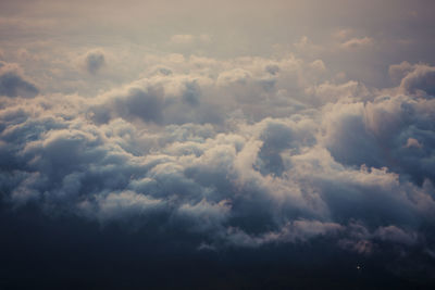 Scenic view of cloudy sky