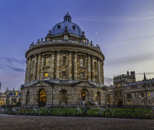 Low angle view of building against sky