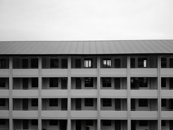 School building - lowgle view of building against sky