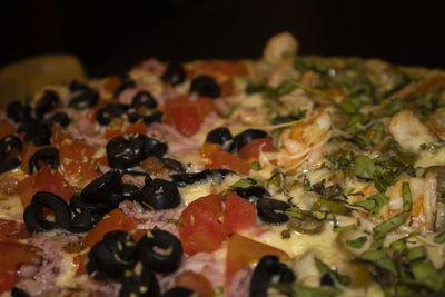 Close-up of pizza