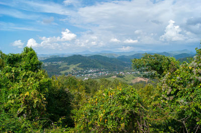 Scenic view of landscape against sky