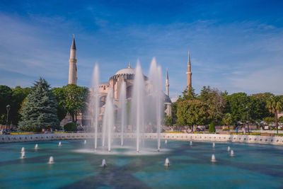 Historical istanbul hagia sophia mosque