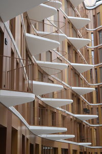 Full frame shot of staircase in building