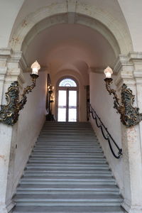 Corridor of old building