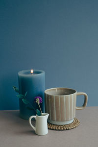 Close-up of coffee on table