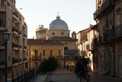 Facade of church