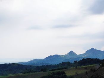 Scenic view of landscape against sky