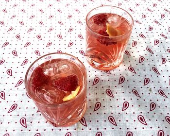 Close-up of drink on table