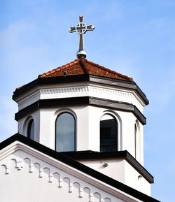 Low angle view of building against sky