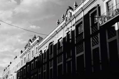 Low angle view of building against sky