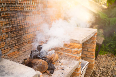 Close-up of firewood