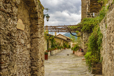 View of old ruins