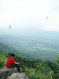 Scenic view of landscape against sky