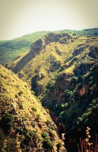 Scenic view of mountains