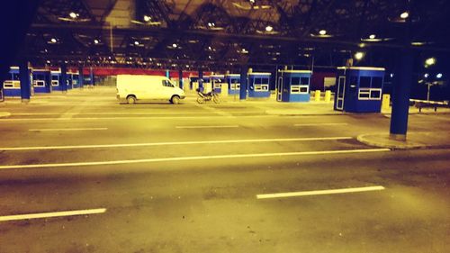 City street at night