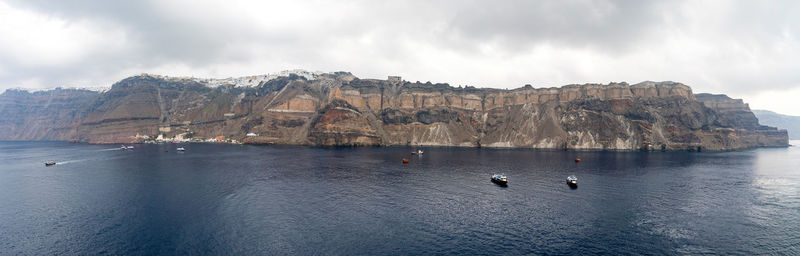 Panoramic view of sea against sky