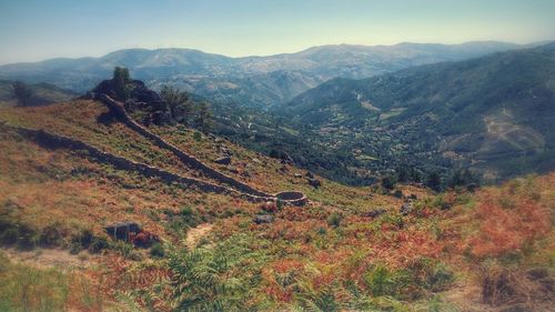 Scenic view of landscape against sky