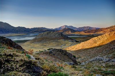 Scenic view of mountains