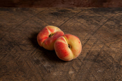 Close-up of apple on table