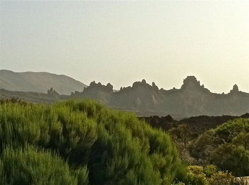 Scenic view of mountains