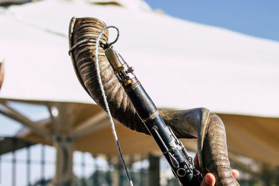 Close-up of a bicycle