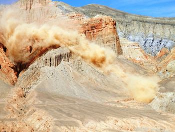 Scenic view of desert