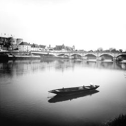 Boats in river