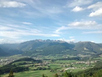 Scenic view of landscape against sky