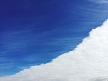 Low angle view of clouds in sky