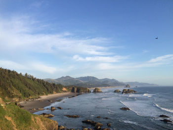 View of beach against sky