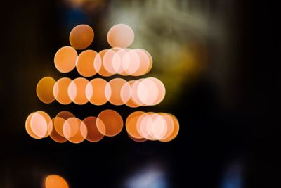 Defocused image of lights at night