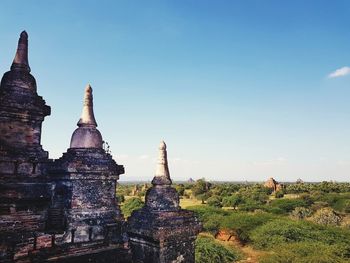 Stupas of a building