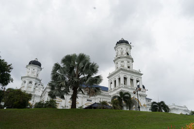 Low angle view of church against sky