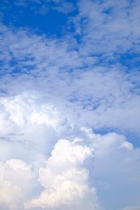 Low angle view of clouds in sky