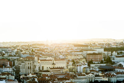 High angle view of cityscape