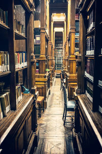 View of a library interior