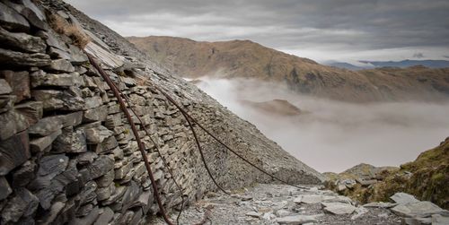 Scenic view of mountains