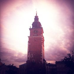 Low angle view of building against sky