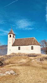 Low angle view of building against sky