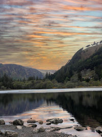 Glendalough lake wicklow, ireland