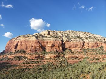 View of rock formations